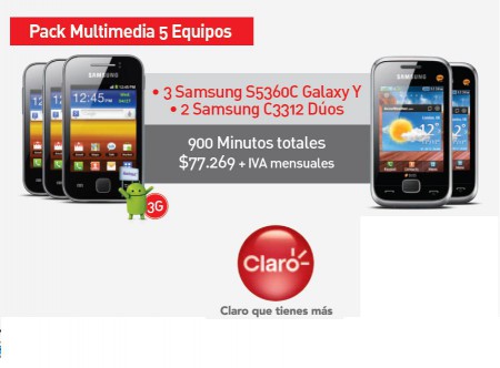 Pack Multimedia 5 Equipos